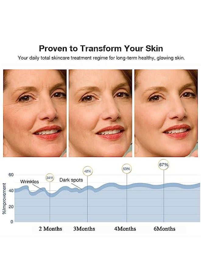 NEWKEY Red Light Therapy Mask for Face Wrinkles, 7 LED Light Therapy Facial Skin Care Mask,At-Home Photon Skin Care Beauty Mask for Anti-Ageing - Image 5